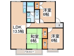 アドバンス藍の物件間取画像